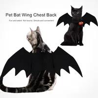 Halloween Pet Dog Cat Bat Wing Cosplay Prop Halloween Bat Fancy Dress Costume Outfit Wings Cat Costumes Photo Props Headwear