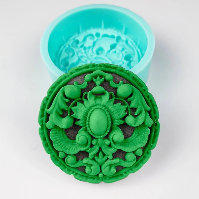 

Court Style Handmade Silicone Soap Molds Non-stick Baking Mold Fondant Chocolate Resistant Temperature For Soap Muffin