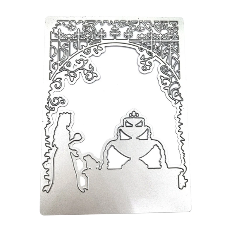 

Halloween Witch Metal Cutting Dies Stencil Scrapbooking DIY Album Stamp Paper
