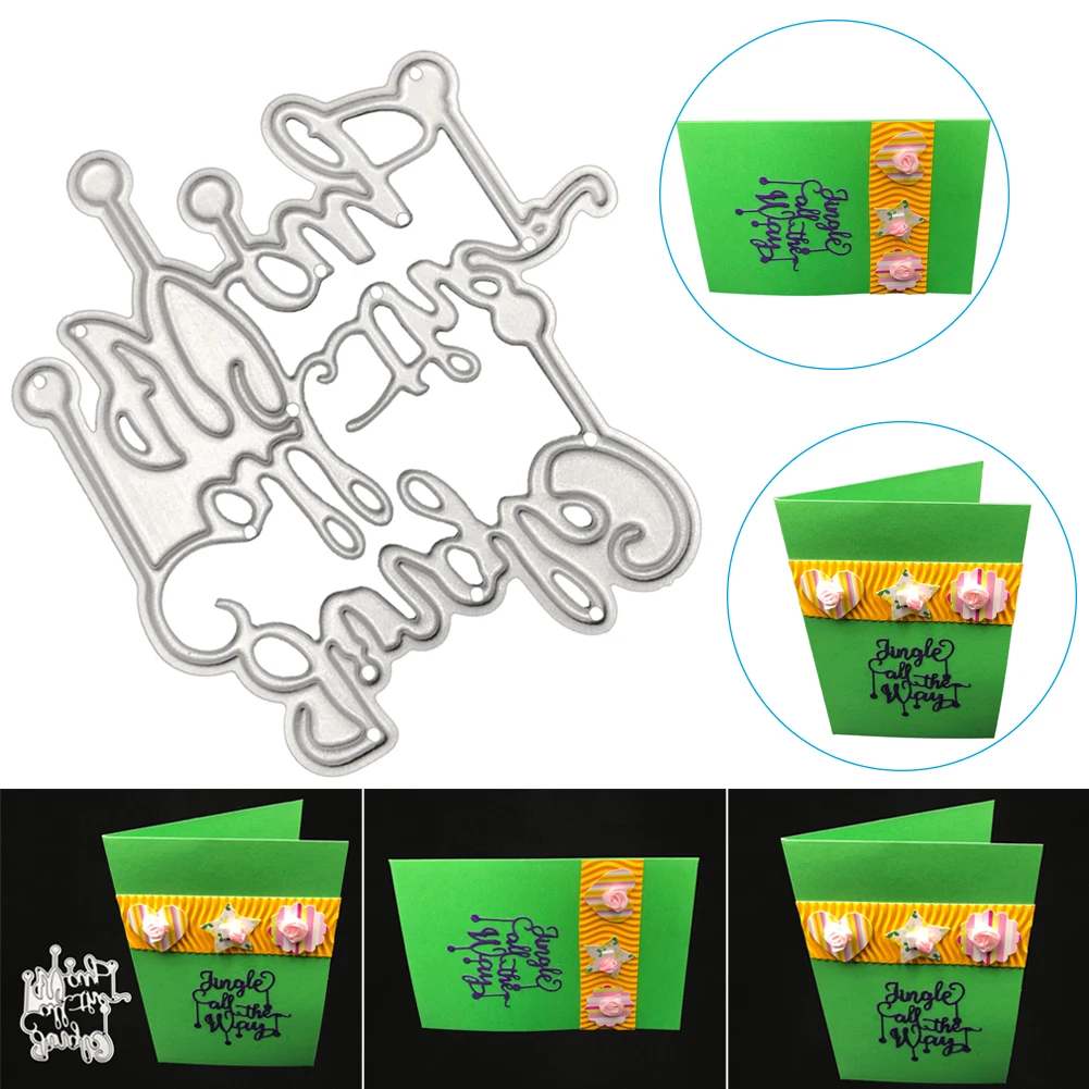 

Carbon Steel Cutting Dies Christmas Paper Cutting Stencil Embossing Dies for DIY Scrapbooking Photo Album Paper Navidad
