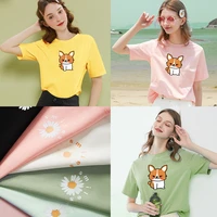 cute puppy t shirt ladies fashion t shirt soft and comfortable cotton short sleeved top oversized t shirt