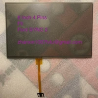new 8 inch 4 pins touch screen panel digitizer lens for ford sync 2 car dvd audio radio multimedia player gps navigation