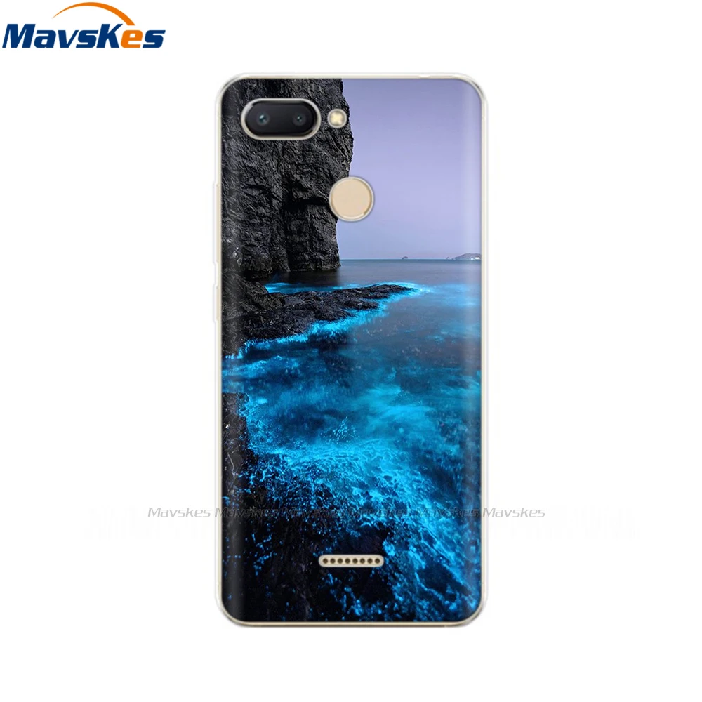 Silicone Cover for Xiaomi Redmi 6 Case Full Protection Soft Tpu Back Cover Phone Case for Xiaomi Redmi 6 Redmi6 Bumper Coque Bag