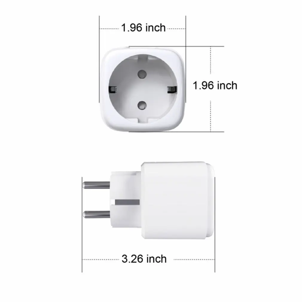 

WiFi Smart Plug Socket 2 Pieces Mini Smart Socket APP Remote Control And Timer Function US Plug Socket