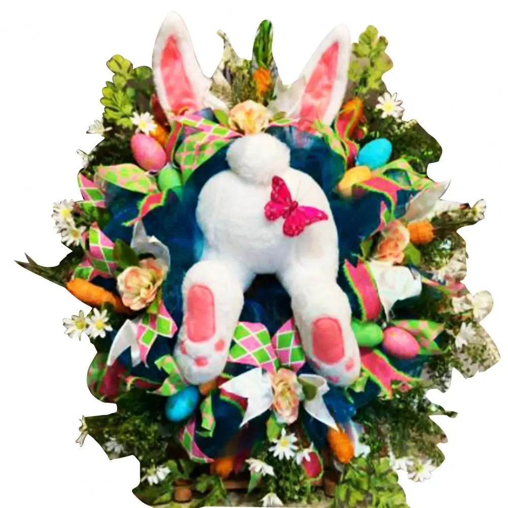 

Multi-color Cute Cartoon Cloth Garland with Rabbit Pendant Door Decor for Easter