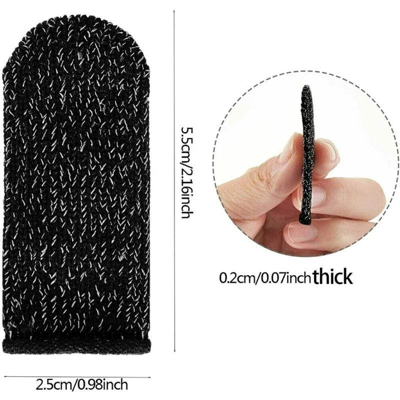 

20pcs Phone Game Finger Sleeve Screen Gaming Controller Touch Screen For PUBG