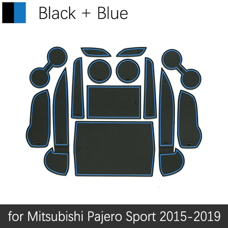 Противоскользящий коврик для Mitsubishi Pajero Sport 2015 2016 2017 2018 2019 Montero Shogun слот ворот Coaster