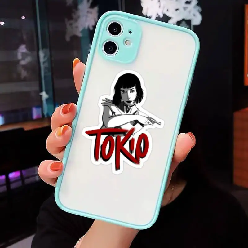 

Spain TV Money Heist paper house Phone Cases matte transparent For iphone 7 8 11 12 plus mini x xs xr pro max cover
