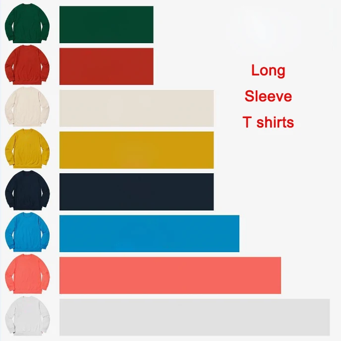 

2020FW L/S tee Classic Box Logo Women Men Long Sleeve T shirts Hiphop Casual Oversized Men Cotton T shirt