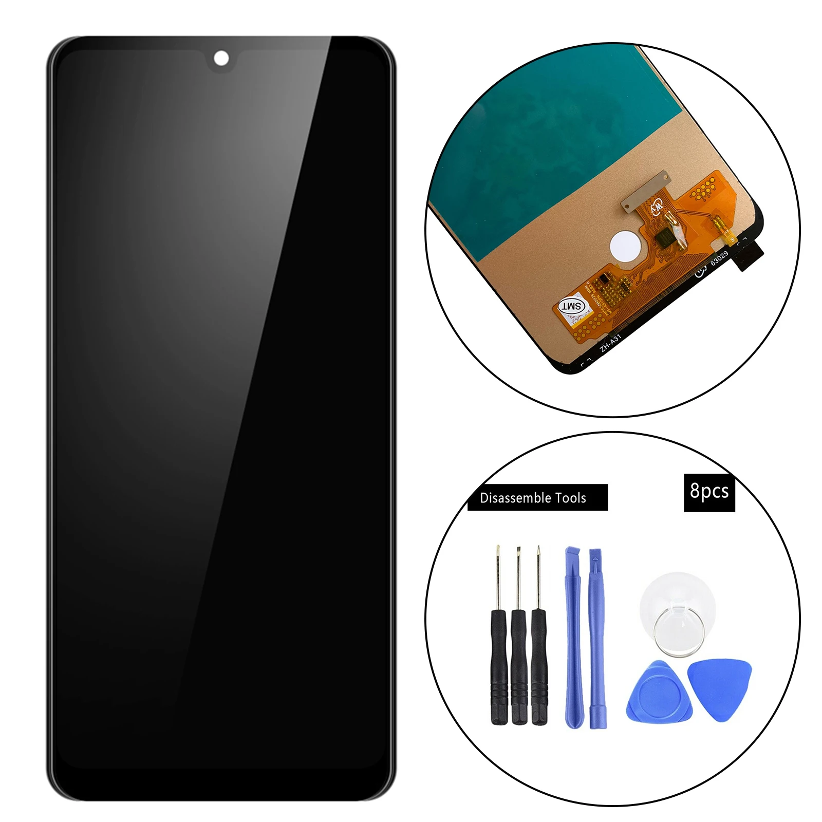 

6.4" LCD Screen Replacement Digitizer No Frame for Samsung Galaxy A31 A315