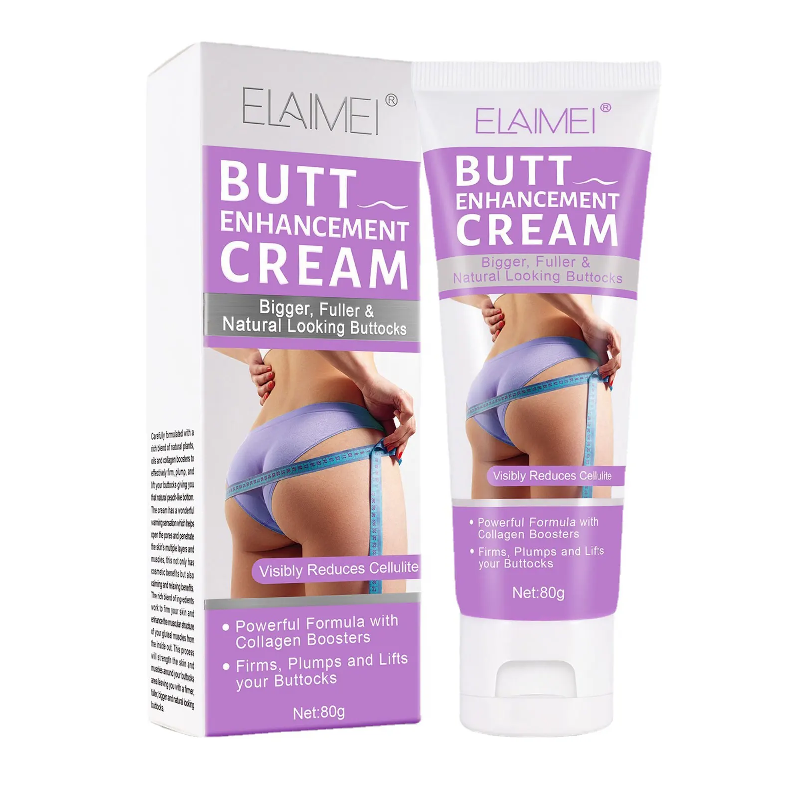 

Hip Lift Up Butt Enhancement Cream Buttocks Enhances Firming Nourishing Moisturizing Hydrating Sexy Curve Shaping Massage 80g