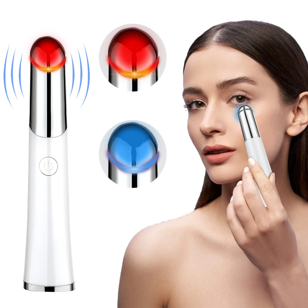 

Handheld Mini Eye Massage Device LED Photon Electric Eye Massager Anti Wrinkle Pen Eyes Massage Pens Anti Aging Eye Care Massage