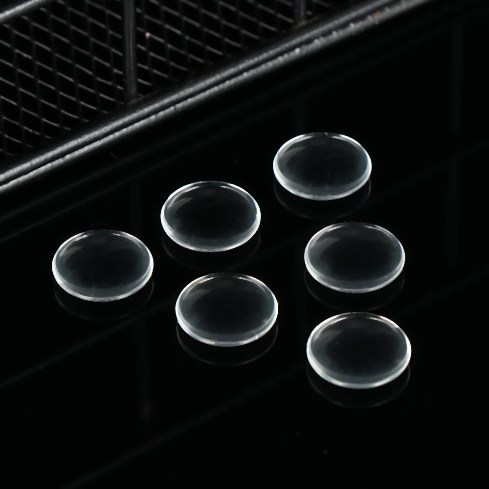 Прозрачные накладки на глаза для кукол круглые стеклянные чипсы 14 мм аксессуары