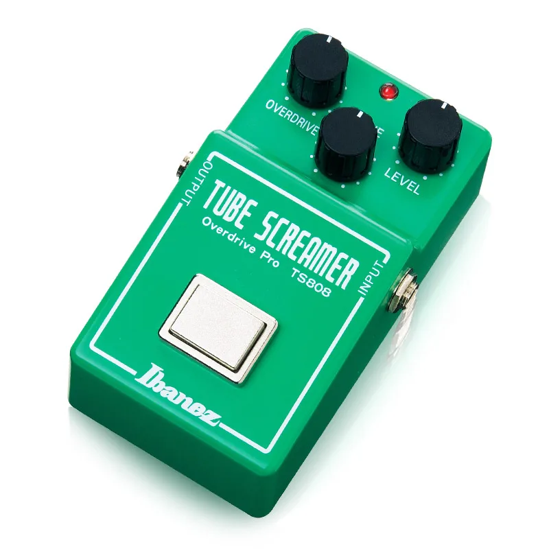 Трубчатый экран Ibanez TS808 педаль эффектов Overdrive | Сделано в Японии