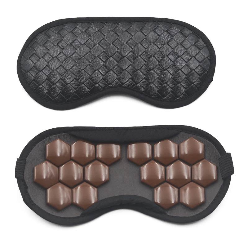 1 шт. маска для глаз массажер физиотерапии натуральный Нефритовый камень повязка