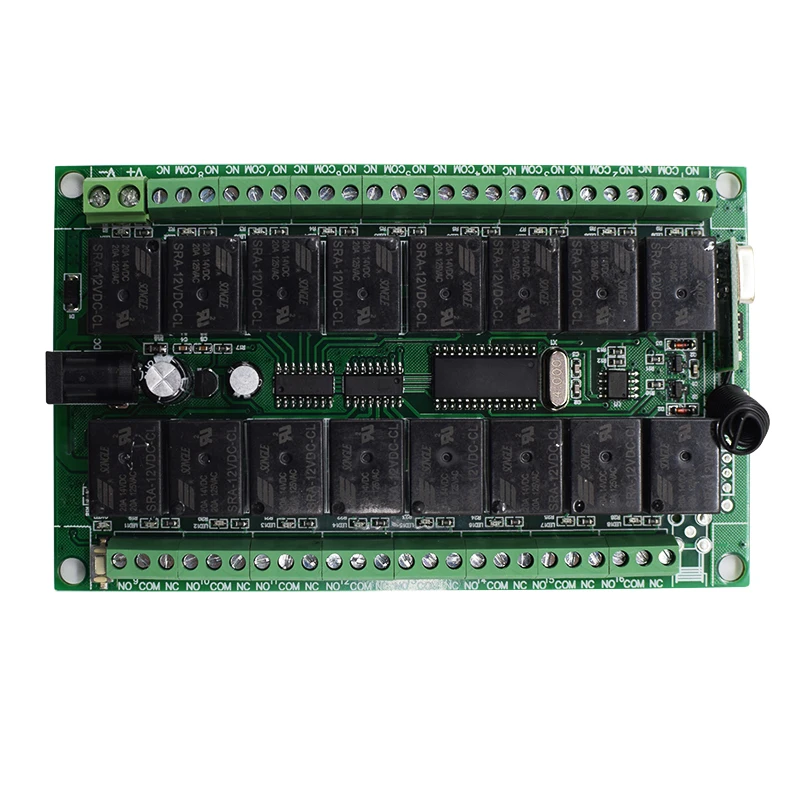 Длинный диапазон DC 12V 16CH Радиоконтроллер RF беспроводной переключатель системы
