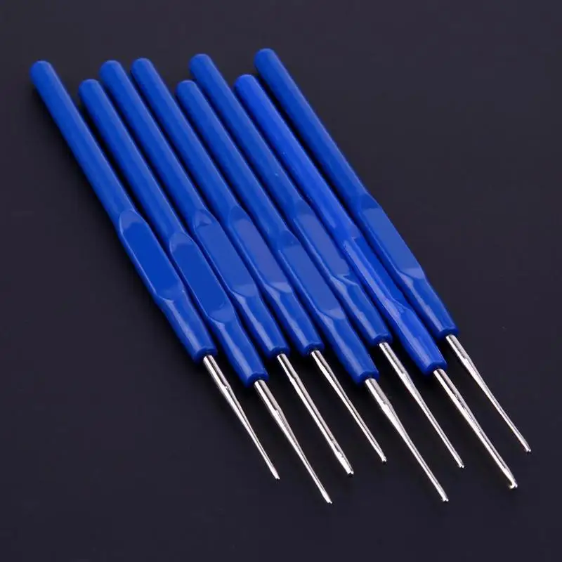 8Pcs 13.6 cm Different Sizes Small Crochet Hooks Needles Stitches Knitting Craft Case Set Home Sewing Accessories | Дом и сад