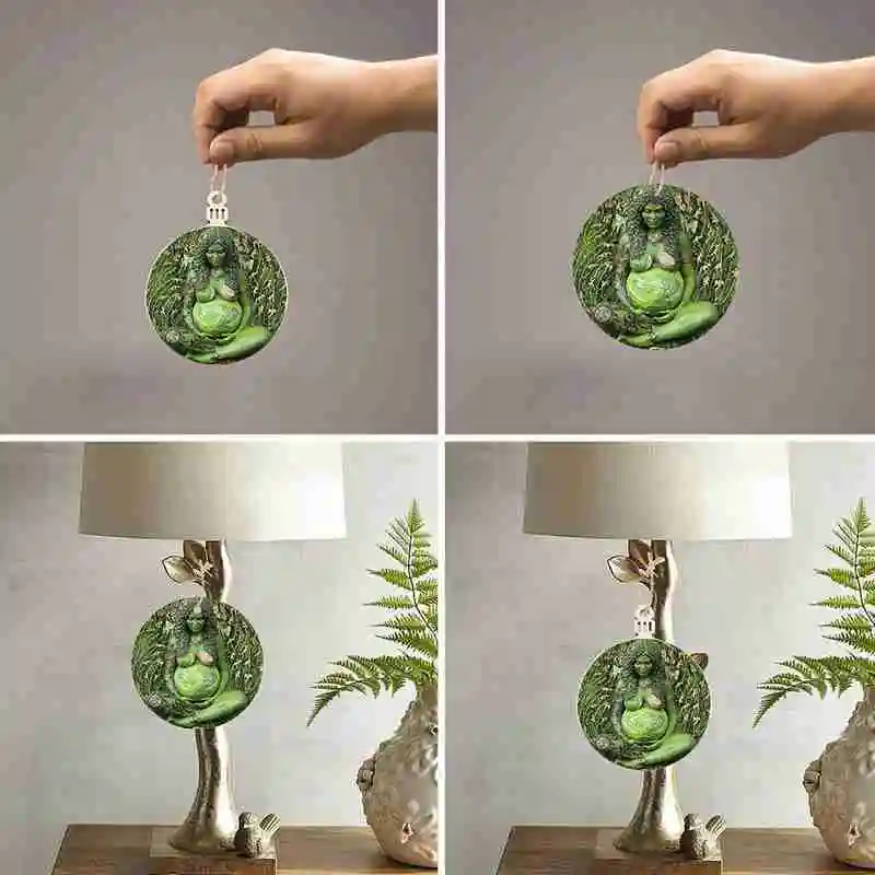 

Gaia Mother Earth Tag Wooden Sign Home Decor Offer Creative Mother Earth Goddess Statue Kitchen Decoration