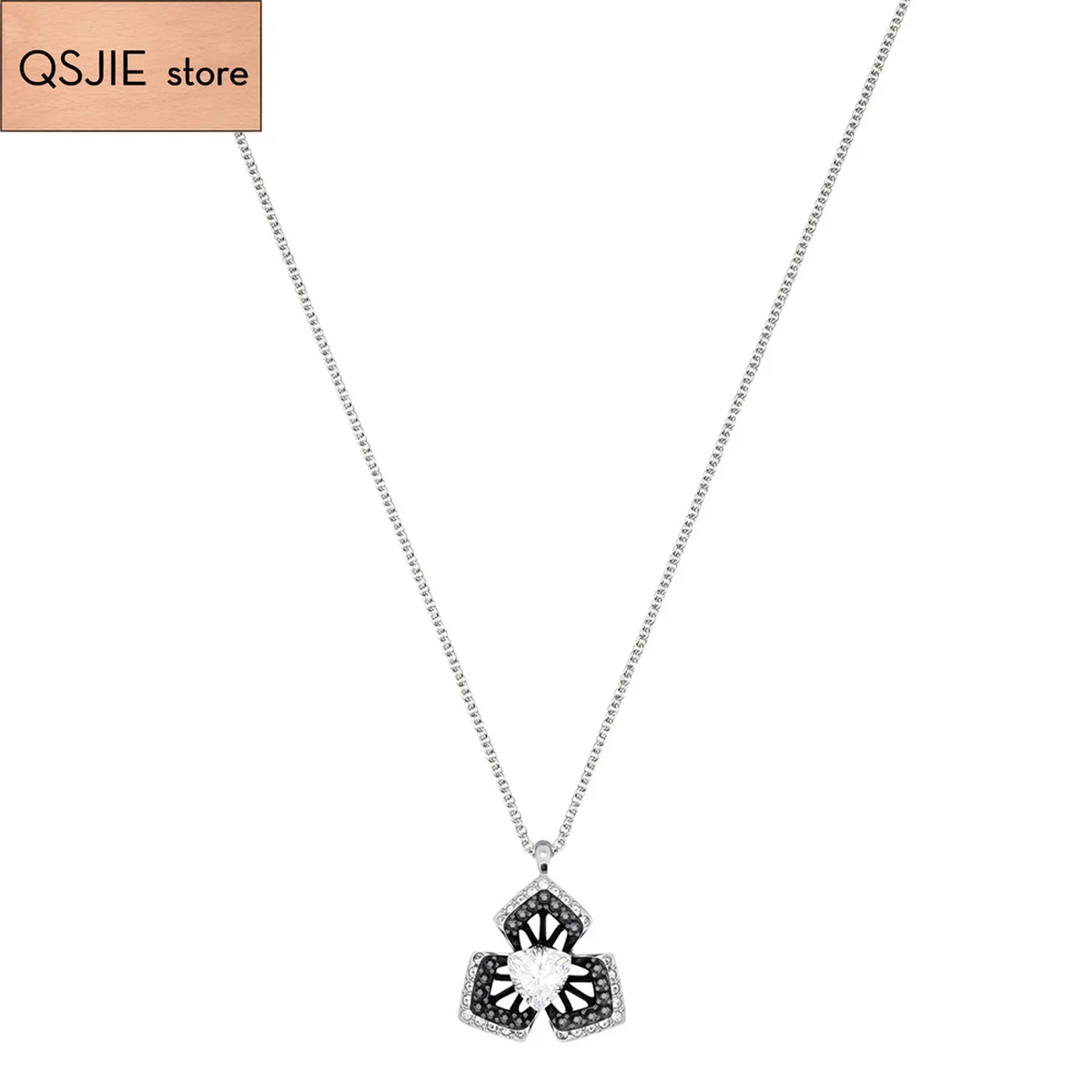 

High quality SWA new exquisite orchid elegant girl necklace fashion jewelry free delivery