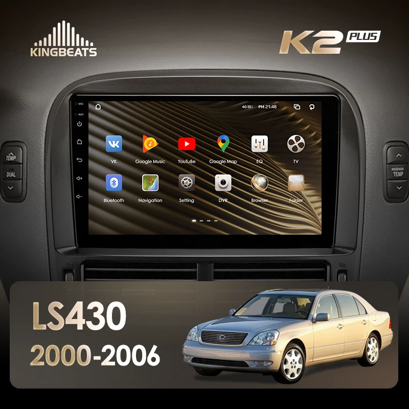 KingBeats штатное головное устройство For Lexus LS430 XF30 LS 430 2000 - 2006 Toyota Celsior автомагнитола на