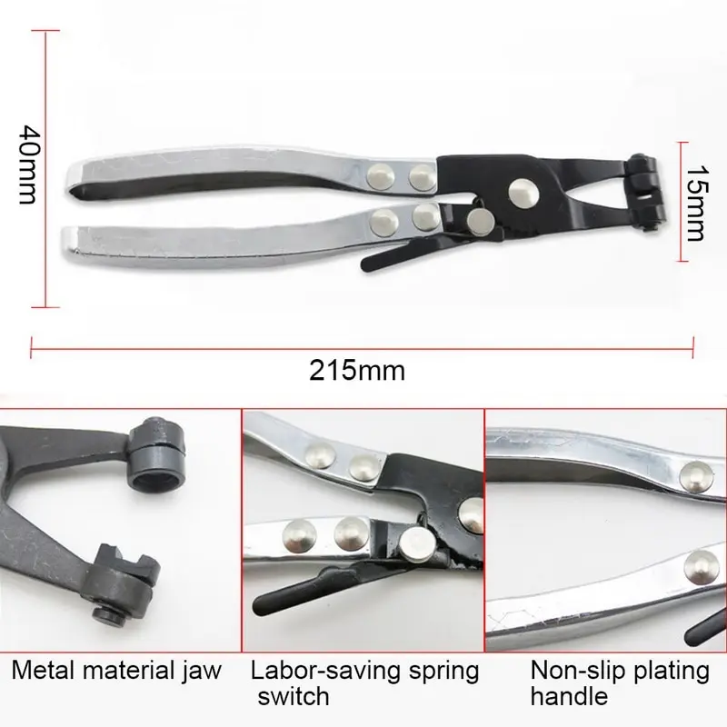 Car Angled Clip Plier Tube Bundle Removal Repair Tool Auto Hose Clamp Set Heavy-Duty Cable-Type Flexible Wire Pliers 2020 | Инструменты