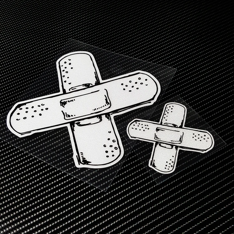 Забавная повязка наклейки для защиты от травм и царапин стильные виниловые