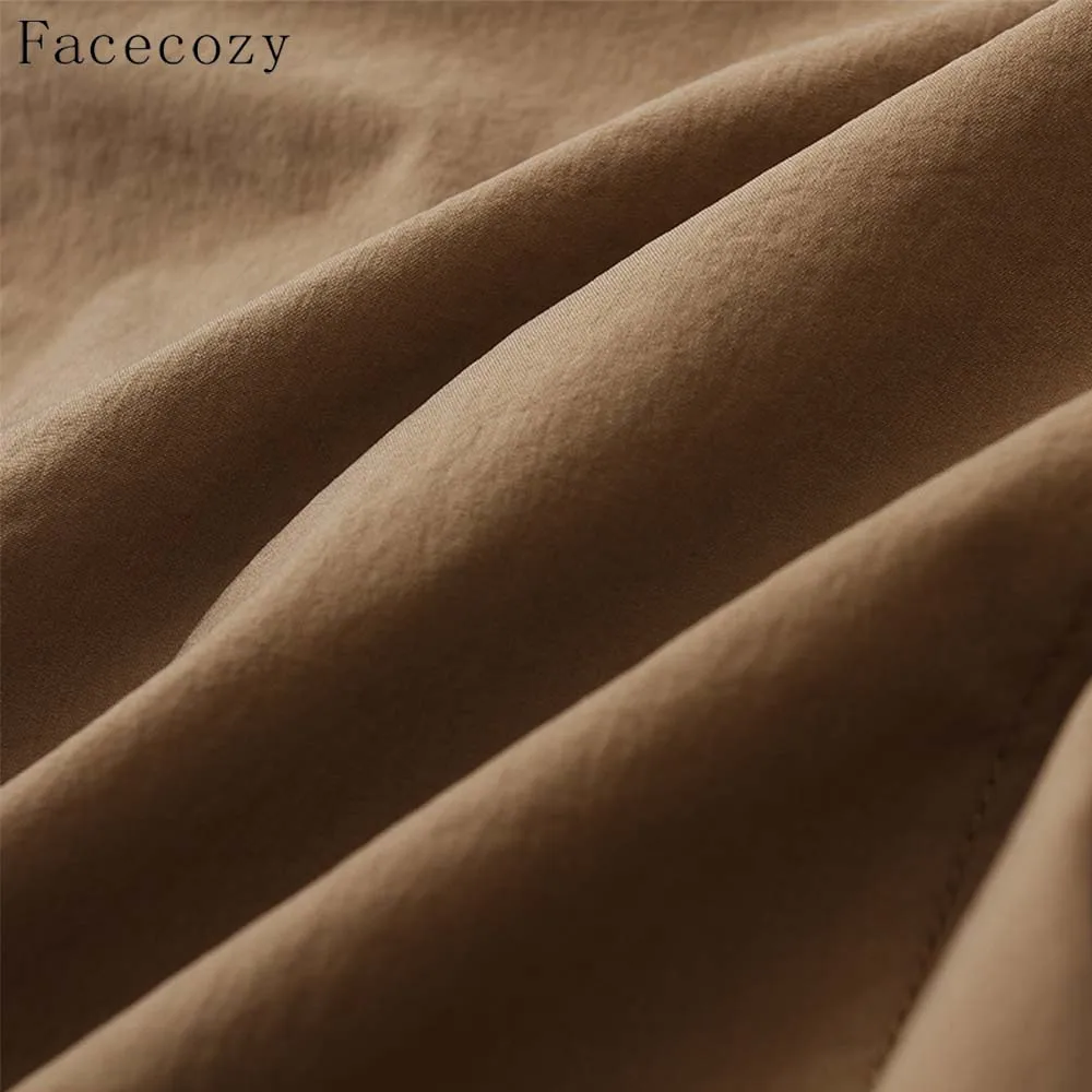 Штаны Facecozy мужские спортивные быстросохнущие Однотонные эластичные дышащие из