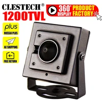 super mini 13cmos 1200tvl hd camera metal 3 7mm cone lens super small home color video surveillance products cam have bracket