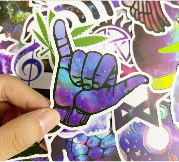 35pcs/Lot Vsco Sticker for Kids Anime Laptop Stickers Pack Skateboard Motorcycle Girl Toys Children Cool Animal | Игрушки и хобби