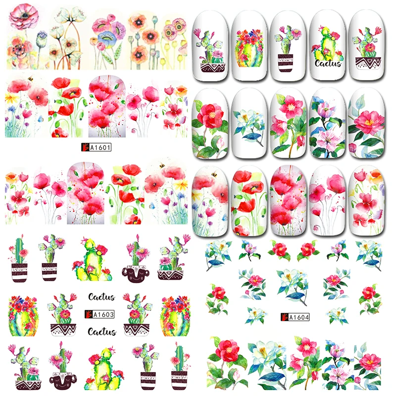 

12 шт. фиолетовый розы перемещение воды наклейки для ногтей наклейки для дизайн ногтей украшения для кончиков ногтей Дизайн Инструменты M82