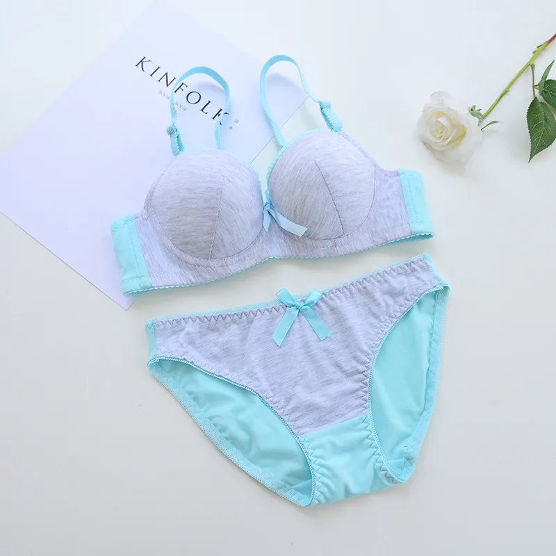 Тренировочный комплект с бюстгальтером для девочек милый Комплект