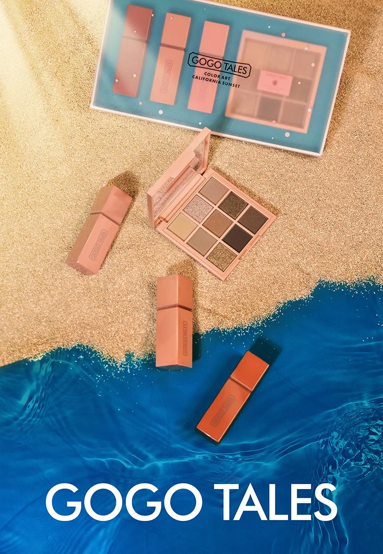 Maquillaje profesional 4 шт./компл. набор для макияжа, в том числе матовые губные помады, тени для век, набор для макияжа для женщин солнце вечерние футляр для косметики