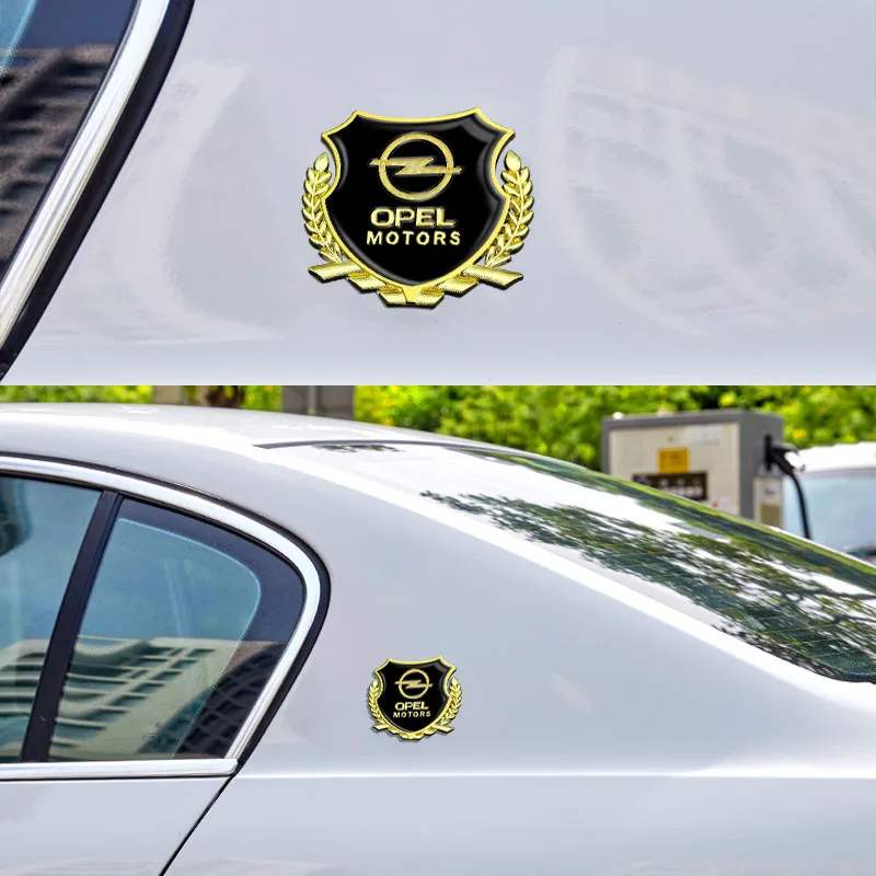 Металлический значок для боковой двери автомобиля наклейки на боковые окна Opel