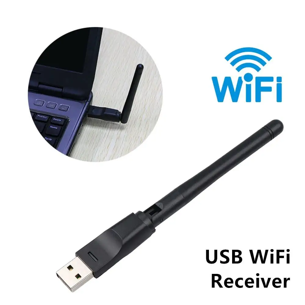 

Pix-Link Adapter 2.4GHz WLAN Wi-Fi Dongle Network Card WiFi Wireless USB 2.0 150M 802.11 b/g/n LAN with Rot