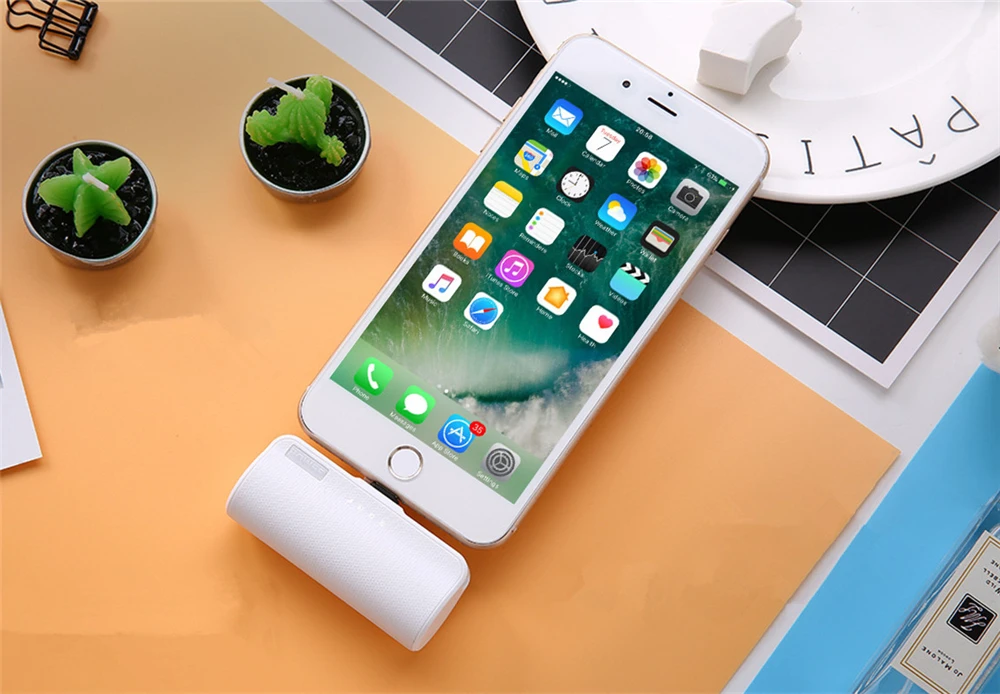 Мини банк питания 2000mAh для Xiaomi Redmi LG Внешний чехол-аккумулятор для iPhone samsung портативный мини симпатичный внешний аккумулятор