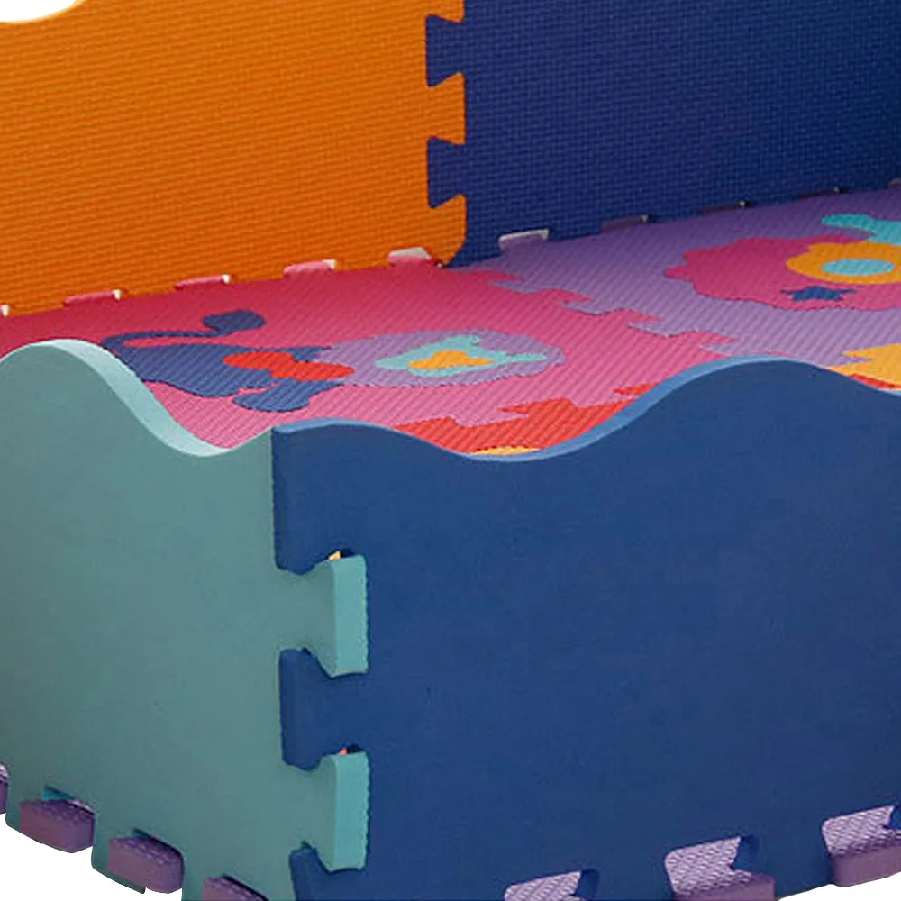 

36 Piece Foam Mat with Fence Baby Puzzle Jigsaw Floor Mats Crawling Carpet Pad Kids Educational Toys Activity Pad