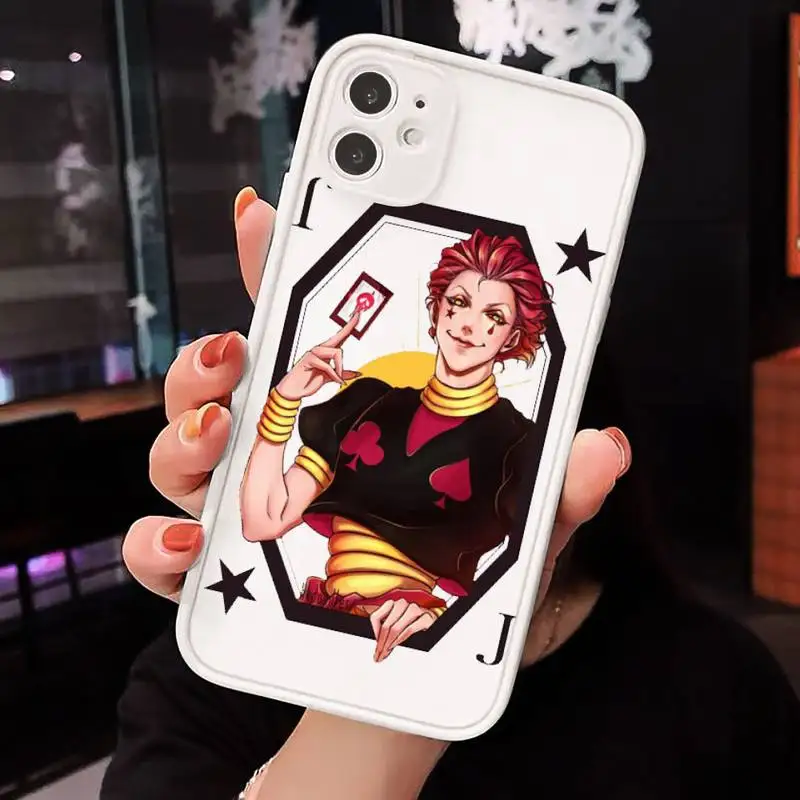 

Hisoka Anime Hunter X hunter Phone Cases matte transparent For iphone 7 8 11 12 plus mini x xs xr pro max cover