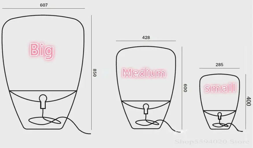 Скандинавские воздушные шары Напольная Лампа прикроватная лампа для спальни