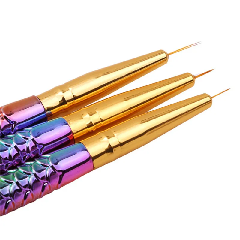 Ручка-кисть для рисования сделай сам Русалка Французская линия лайнер сетка