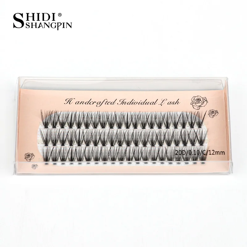 Shidhangpin 60 шт ресницы 0 1 мм Индивидуальные C curl 8 10 12 Макияж Наращивание ресниц |