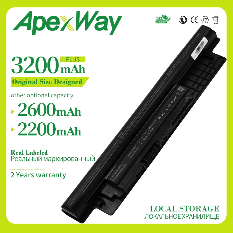 

Apexway Laptop Battery For Inspiron 14 14R 15 15R 17 For Dell X29KD 4WY7C 68DTP 9K1VP 0MF69 T1G4M TT5W V1YJ7 V8VNT VR7HM W6XNM