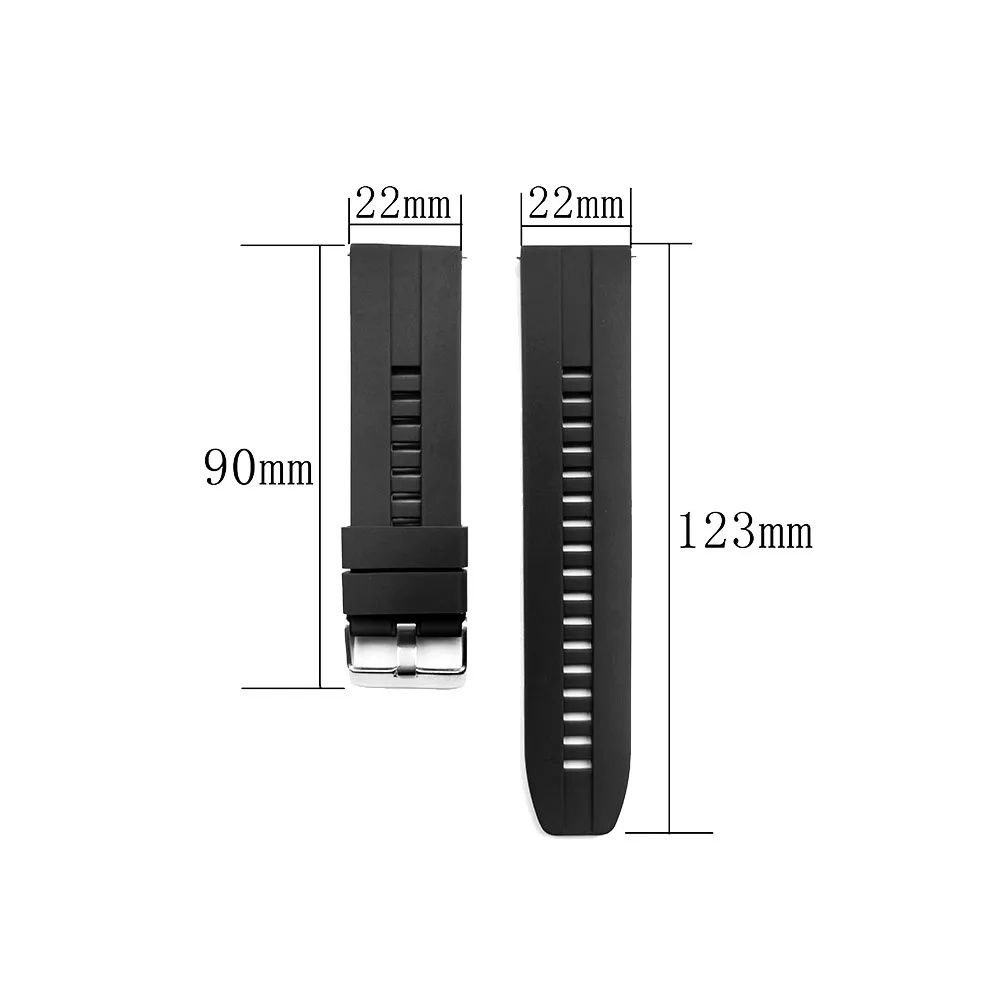 22mm Wrist Straps Band for Huawei Watch GT 42mm 46mm smartwatch Strap for huawei watch GT 2 GT2 46mm Bands Sport belt bracelet