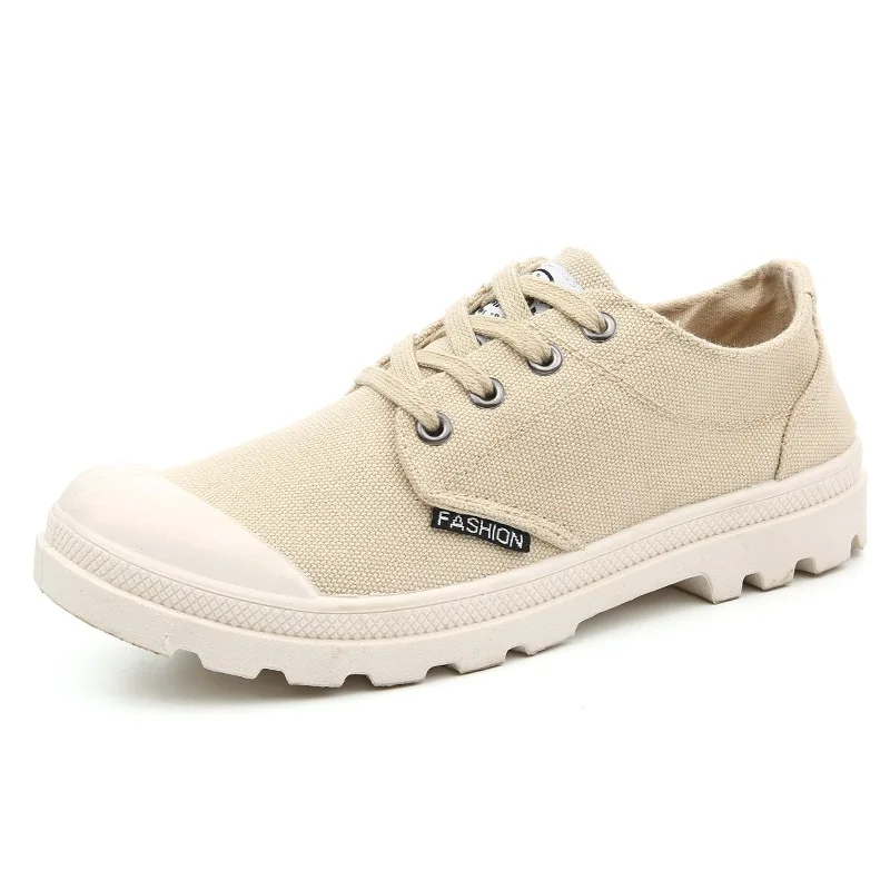 Классические парусиновые мужские ботинки Aleafalling Уличная обувь на шнуровке