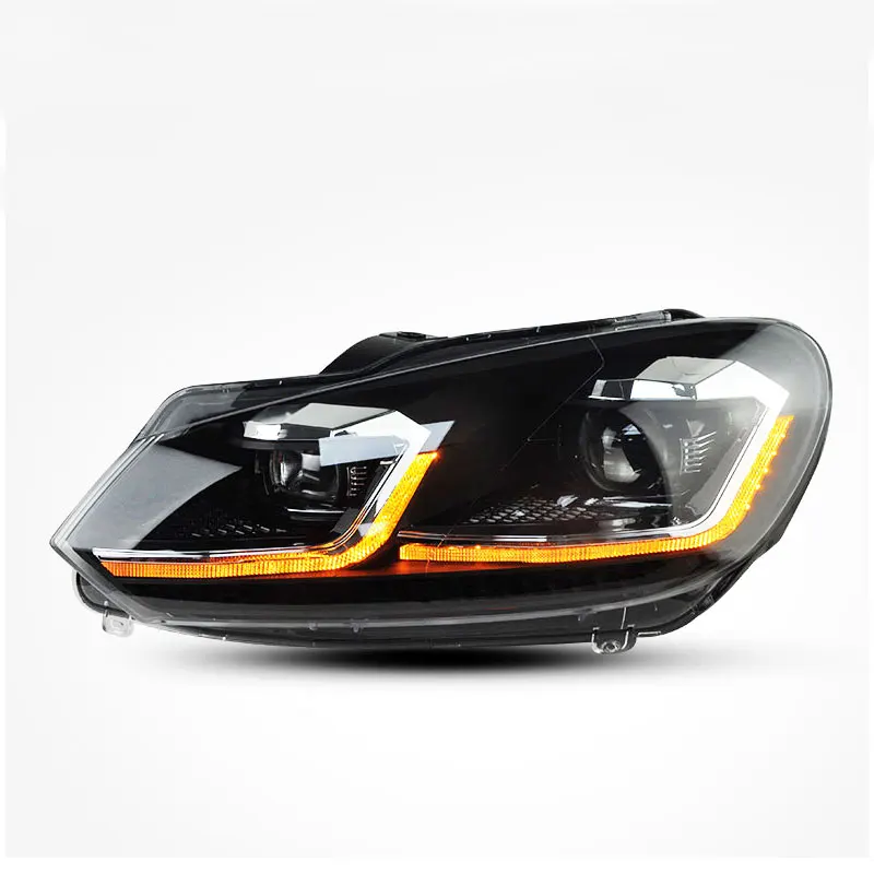 

New car accessories For VW Golf 6 2009-2013 LED Headlight for MK6 Golf 6 Head Lamp LED DRL Bi-Xenon LED Dynamic turn signal
