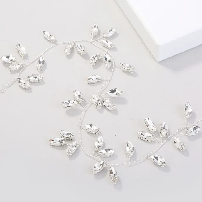 Женский ободок с золотыми кристаллами украшение для волос со стразами свадебные