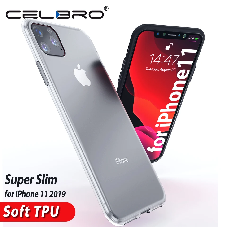Силиконовый чехол для iPhone 11 pro max мягкий силиконовый телефона 2019 чехол|Бамперы| |