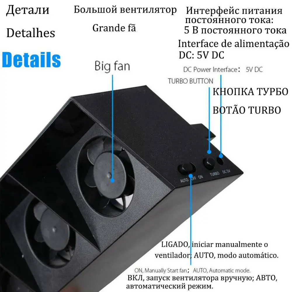 Контроллер для игровой консоли Sony PS4 игровая станция Playstation PS 4 Pro кулер
