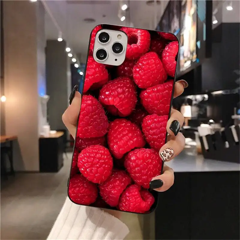 Роскошный чехол для iPhone 11 pro XS MAX 8 7 6 6S Plus X 5S SE 2020 XR с фруктами и едой уникальный
