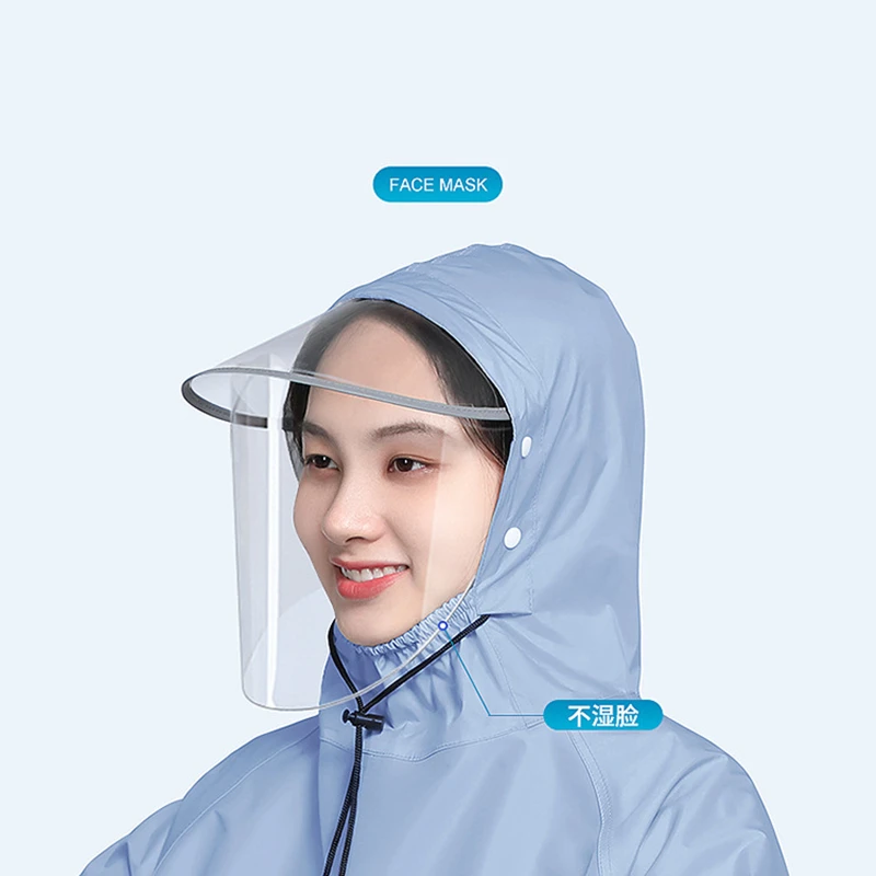 Плащ-дождевик унисекс утепленный водонепроницаемый плащ-дождевик Все в одном