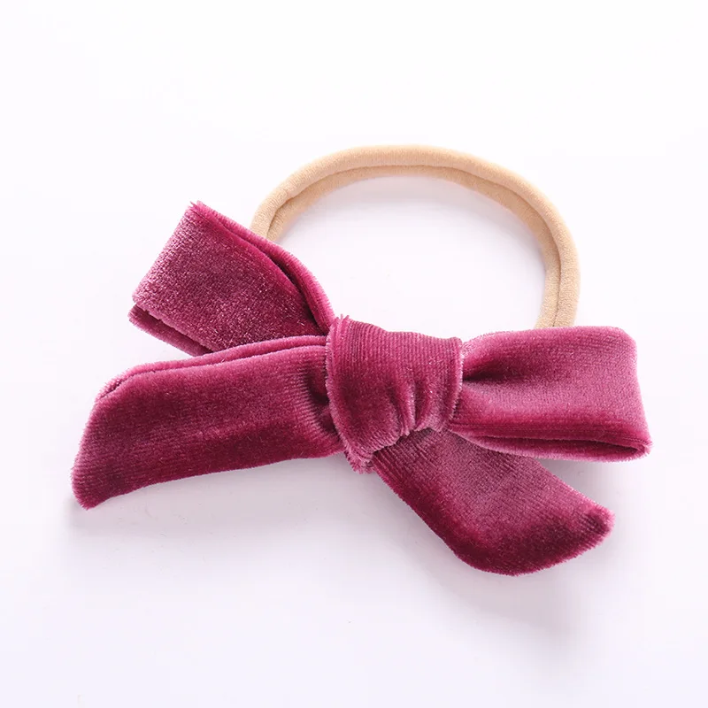 Детская повязка для волос цветок девочки розовые Ленточные резинки для волос для маленьких девочек детские повязки на голову тюрбан новорожденный Haarband детские украшения для волос - Цвет: style7 rose